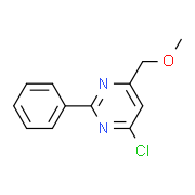4-CHLORO-6-(METHOXYMETHYL)-2-PHENYLPYRIMIDINE 325685-59-4